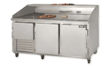 Leader Refrigeration DR84-MT 84" Dough Retarder Marble Top, 2 1/2 Doors - Top Restaurant Supplies