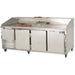 Leader Refrigeration DR96-SS 96" Dough Retarder Stainless Steel Top, 3 1/2 Doors - Top Restaurant Supplies