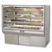 Leader Refrigeration NHBK77 77" Refrigerated High Bakery Display Case with 2 Doors and 3 Shelves - Top Restaurant Supplies