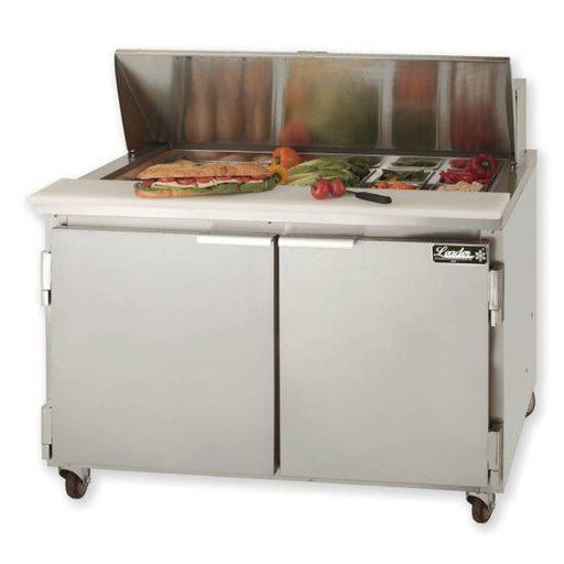 Leader Refrigeration ESLM48 Sandwich Prep Table Cooler, 2 Door and 2 Shelf, 48"- Top Restaurant Supplies