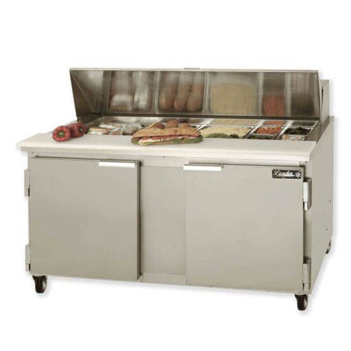 Leader Refrigeration ESLM60 Sandwich Prep Table Cooler, 2 Door and 2 Shelf,  60"- Top Restaurant Supplies