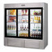 Leader Refrigeration ESLS72 72" 3 Sliding Glass Door Soda Case with 4 X 3 Shelves - Top Restaurant Supplies