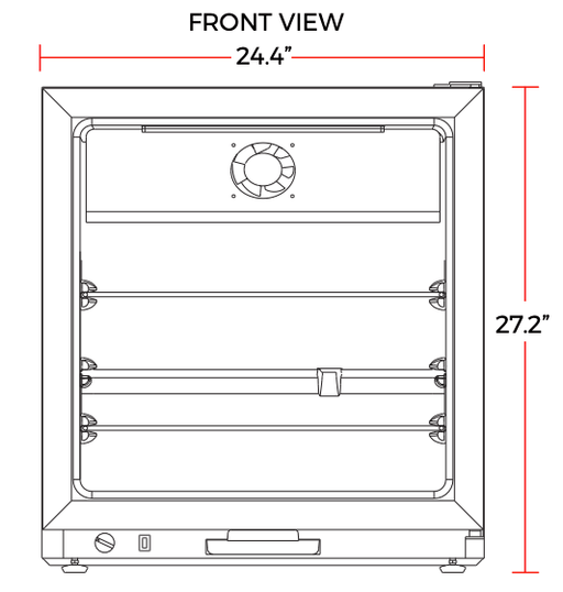 Marchia CF2 24" Compact Glass Door Freezer - Top Restaurant Supplies