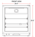 Marchia CF2 24" Compact Glass Door Freezer - Top Restaurant Supplies