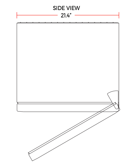 Marchia CR2 24" Compact Glass Door Refrigerator - Top Restaurant Supplies