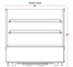 Marchia MDC121 28" Refrigerated Countertop Display Case - Top Restaurant Supplies