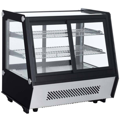 Marchia MDCC125 28" Refrigerated Countertop Dual Access Display Case - Top Restaurant Supplies