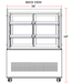 Marchia MB36 36" Refrigerated Bakery Display Case - Top Restaurant Supplies