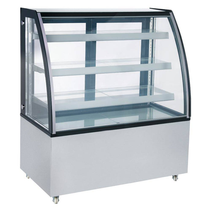 Marchia MBT36 36" Curved Glass Refrigerated Bakery Display Case - Top Restaurant Supplies