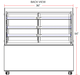 Marchia MBT36 36" Curved Glass Refrigerated Bakery Display Case - Top Restaurant Supplies