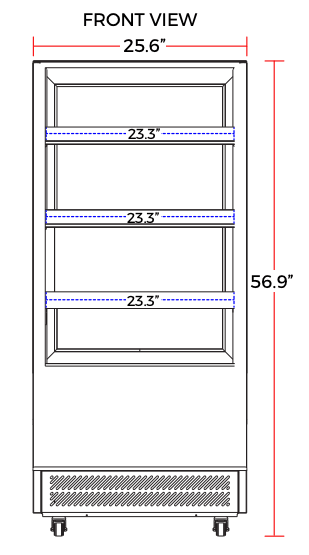 Marchia TMB25 25" Refrigerated Bakery Display Case - Top Restaurant Supplies