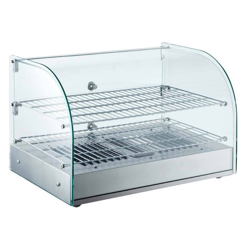 Marchia HCA45 22" Curved Glass Countertop Hot Food Warmer Display Case - Top Restaurant Supplies