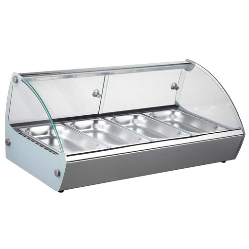 Marchia MSB4 30" Countertop Hot Food Display Warmer, 4 Pans - Top Restaurant Supplies