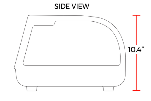 Marchia MSU170 71" Refrigerated Round Curved Sushi Display Case – Silver - Top Restaurant Supplies