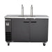 MXBD60-2BHC Maxx Cold Two Keg, Two Tower Beer Dispenser, Black, 60” Wide - Top Restaurant Supplies