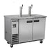 MXBD60-2SHC Maxx Cold Two Keg, Two Tower Beer Dispenser, Stainless Steel, 60” Wide - Top Restaurant Supplies