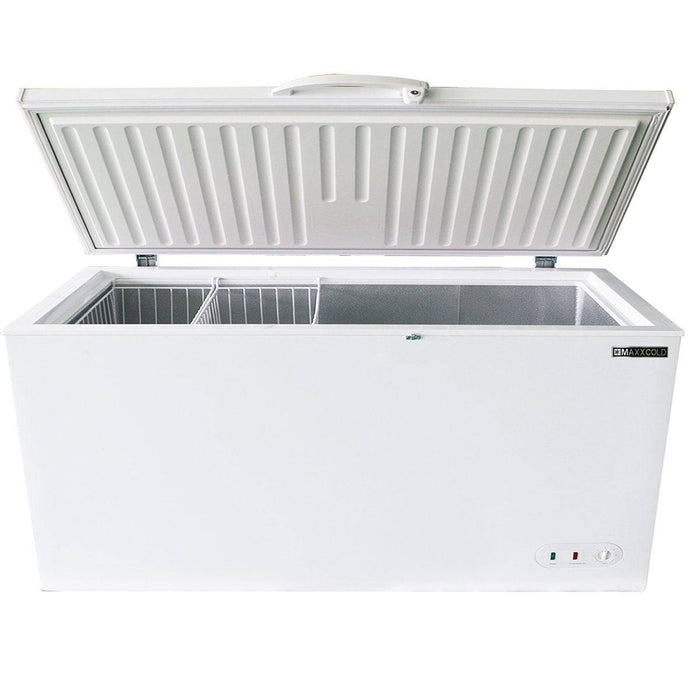 MXSH15.9SHC Maxx Cold Single Lid Solid Top Chest Freezer, 15.9 Cu ft - Top Restaurant Supplies