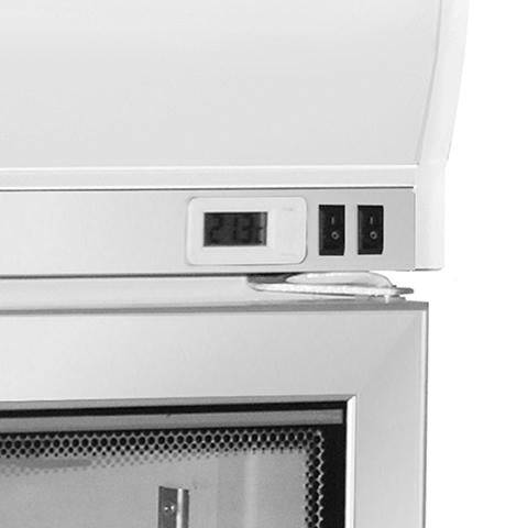 MXM1-2.5FHC Maxx Cold Countertop Freezer Merchandiser, 2.5 Cu ft - Top Restaurant Supplies