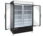 MXM2-48FBHC Maxx Cold Double Door, Glass Door Freezer Merchandiser, Black, 48 Cu ft - Top Restaurant Supplies