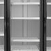 MXM3-72FHC Maxx Cold Triple Door, Glass Door Freezer Merchandiser, White, 72 Cu ft - Top Restaurant Supplies
