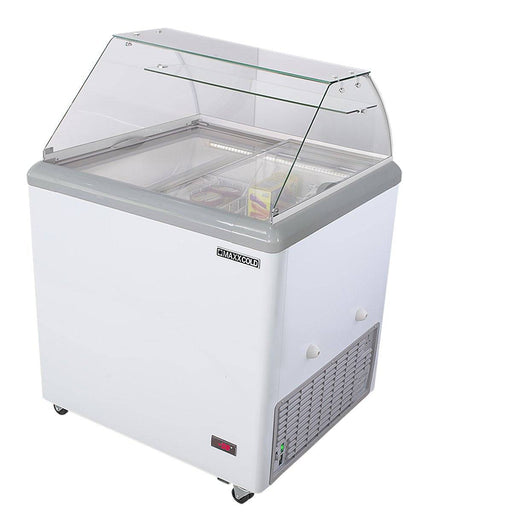 Maxx Cold 4-Tub Ice Cream Dipping Cabinet, White - MXDC-4 - Top Restaurant Supplies