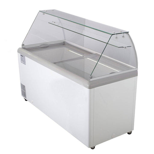 MXDC-12 Maxx Cold 12-Tub Ice Cream Dipping Cabinet, White - Top Restaurant Supplies