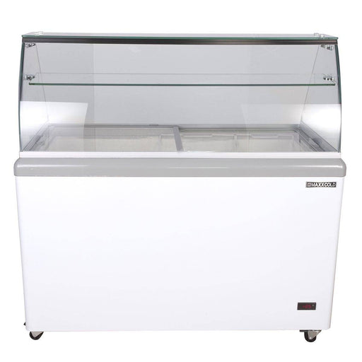 MXDC-8 Maxx Cold 8-Tub Ice Cream Dipping Cabinet, White - Top Restaurant Supplies