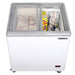 MXF31F Maxx Cold Glass Top Mobile Ice Cream Freezer, 31” Wide - Top Restaurant Supplies