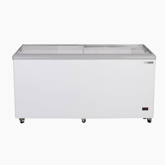 MXF52F Maxx Cold Glass Top Mobile Ice Cream Freezer, 52” Wide - Top Restaurant Supplies