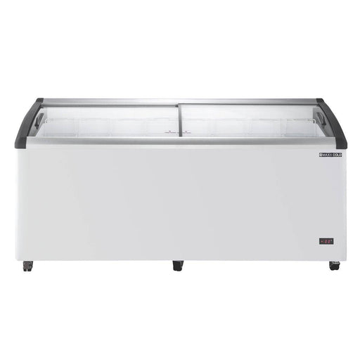 MXF72CHC-8 Maxx Cold 8-Basket Glass Display Chest Freezer Merchandiser, 72” Wide - Top Restaurant Supplies