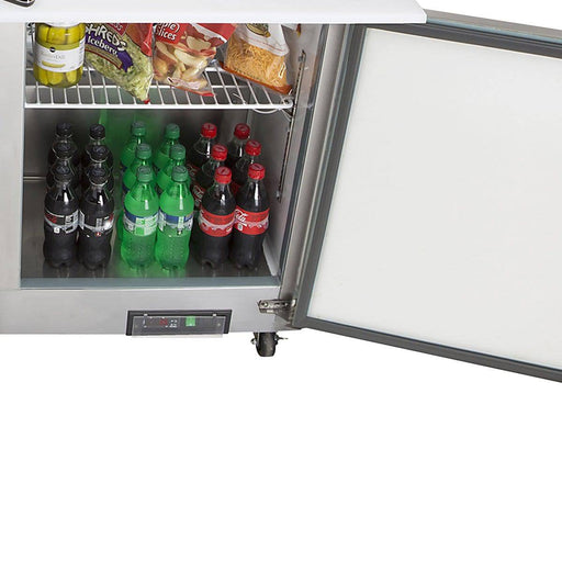 MXCR29MHC Maxx Cold Single Door Megatop Prep Table, 29” Wide - Top Restaurant Supplies