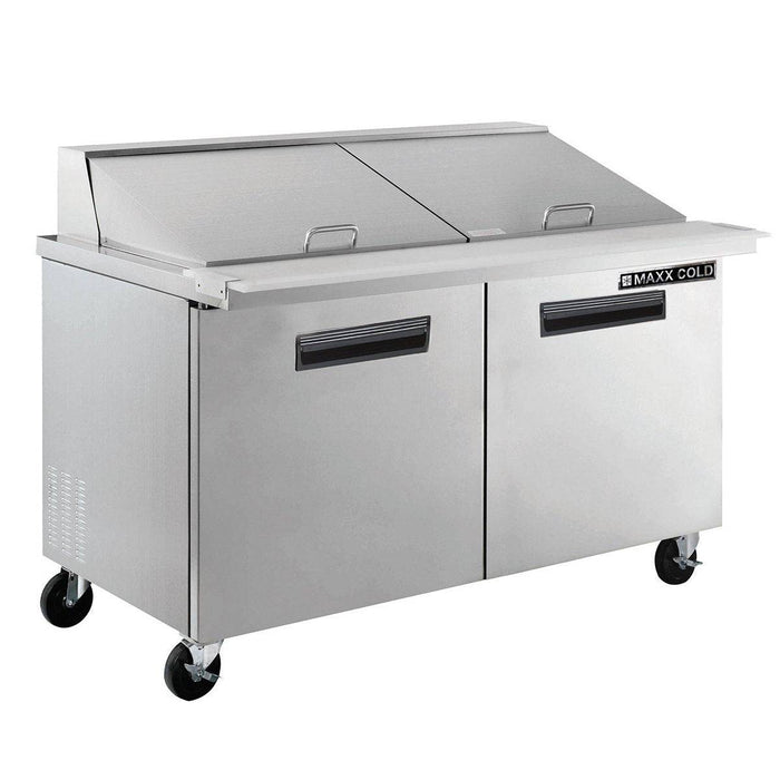 MXCR60MHC Maxx Cold Double Door Megatop Prep Table, 60” Wide - Top Restaurant Supplies