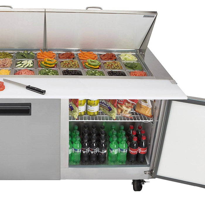 MXCR72MHC Maxx Cold Triple Door Megatop Prep Table, 72” Wide - Top Restaurant Supplies