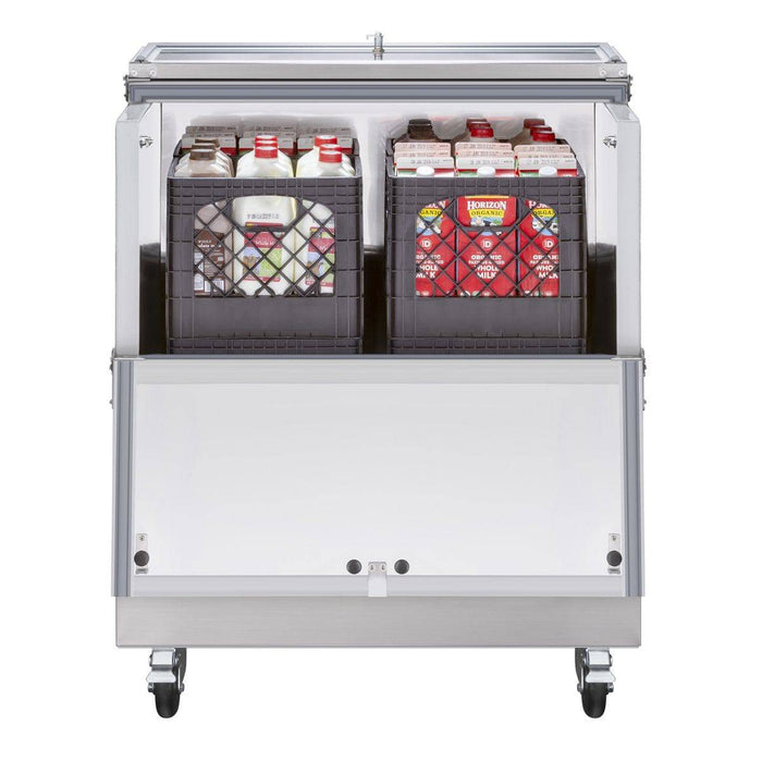 MXMC34HC Maxx Cold Milk Cooler, 8 Crate Capacity, 34” Wide - Top Restaurant Supplies