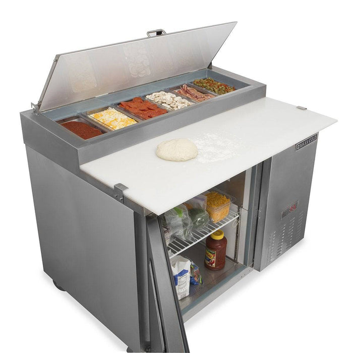 MXCPP50HC Maxx Cold Single Door Pizza Prep Table, 50” Wide - Top Restaurant Supplies