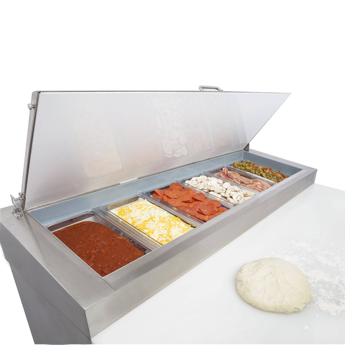 MXCPP50HC Maxx Cold Single Door Pizza Prep Table, 50” Wide - Top Restaurant Supplies