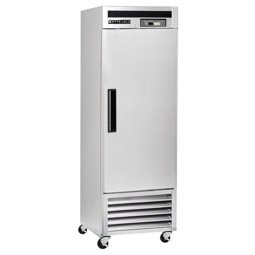 MCF-23FDHC Maxx Cold Single Door, Solid Door Reach-In Freezer, Bottom Mount, 23 Cu ft - Top Restaurant Supplies