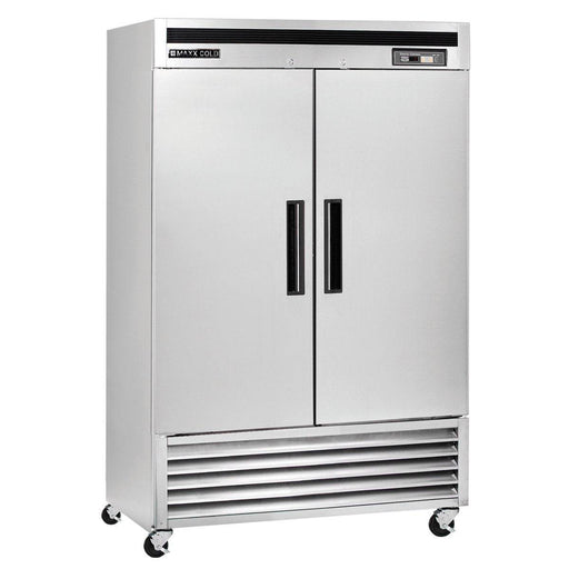 MCF-49FDHC Maxx Cold Double Door, Solid Door Reach-In Freezer, Bottom Mount, 49 Cu ft - Top Restaurant Supplies