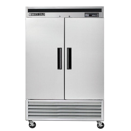 MCF-49FDHC Maxx Cold Double Door, Solid Door Reach-In Freezer, Bottom Mount, 49 Cu ft - Top Restaurant Supplies