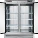 MCF-49FDHC Maxx Cold Double Door, Solid Door Reach-In Freezer, Bottom Mount, 49 Cu ft - Top Restaurant Supplies