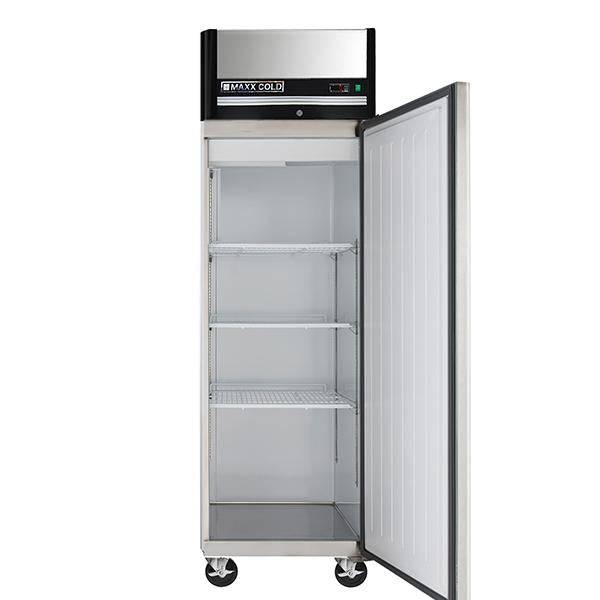 MXCF-23FDHC Maxx Cold Single Door, Solid Door Reach-In Freezer, Top Mount, 23 Cu ft - Top Restaurant Supplies