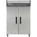 MXCF-49FDHC Maxx Cold Double Door, Solid Door Reach-In Freezer, Top Mount, 49 Cu ft - Top Restaurant Supplies