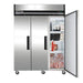 MXCF-72FDHC Maxx Cold Triple Door, Solid Door Reach-In Freezer, Top Mount, 72 Cu ft - Top Restaurant Supplies