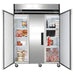 MXCF-72FDHC Maxx Cold Triple Door, Solid Door Reach-In Freezer, Top Mount, 72 Cu ft - Top Restaurant Supplies