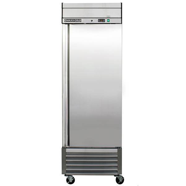 MXSF-23FDHC Maxx Cold Single Door, Solid Door Reach-In Freezer, Bottom Mount, 23 Cu ft - Top Restaurant Supplies