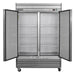 MXSF-49FDHC Maxx Cold Double Door, Solid Door Reach-In Freezer, Bottom Mount, 49 Cu ft - Top Restaurant Supplies