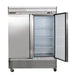 MXSF-49FDHC Maxx Cold Double Door, Solid Door Reach-In Freezer, Bottom Mount, 49 Cu ft - Top Restaurant Supplies