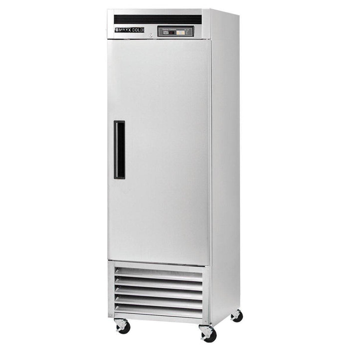 MCR-23FDHC Maxx Cold Single Door, Solid Door Reach-In Refrigerator, Bottom Mount, 23 Cu Ft - Top Restaurant Supplies