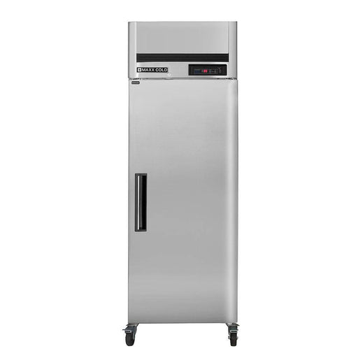 MCRT-23FDHC Maxx Cold Single Door, Solid Door Reach-In Refrigerator, Top Mount, 23 Cu ft - Top Restaurant Supplies