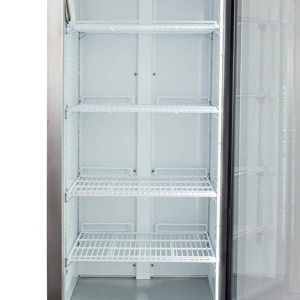 MXCR-23GDHC Maxx Cold Single Door, Glass Door Reach-In Refrigerator, Bottom Mount, 23 Cu ft - Top Restaurant Supplies